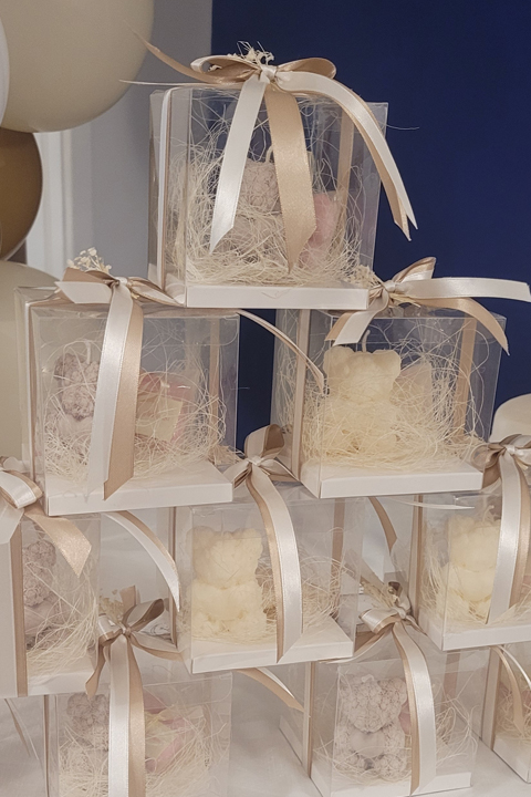 Candele Segnaposto Profumate Orsacchiotto