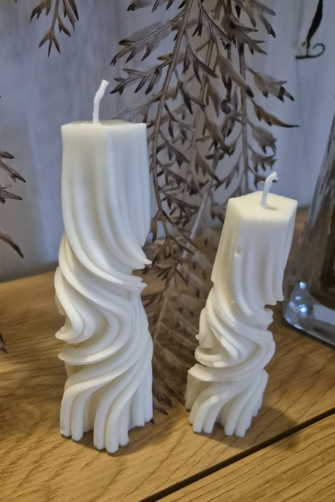 Candela colonna elicoidale